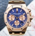 Grade 1A Swiss Copy Audemars Piguet Royal Oak Chronograph Watch ETA7750 Rose Gold Subdials